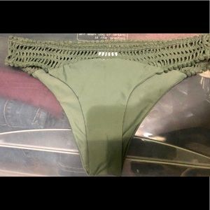 Green Rip Curl Bikini Bottom